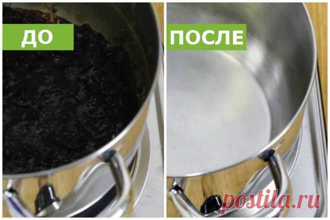 Как отмыть пригоревшую кастрюлю | Делимся советами