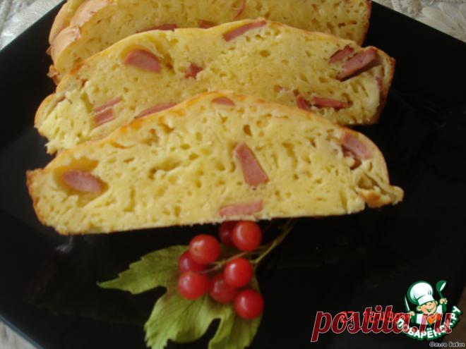 Пирог "Конопатый" - С сыром и сосисками.Обалденно вкусно!