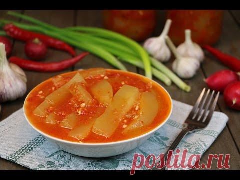 Салаты из кабачков.