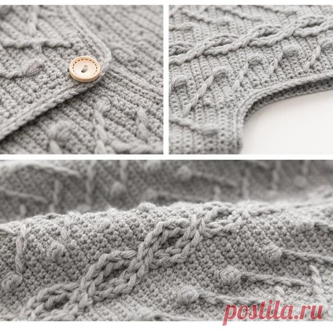 Такие разные жилеты. Вяжем крючком, схемы, описание (+ бонус спицы) | Insomnia_crochet вязание в жизни | Дзен