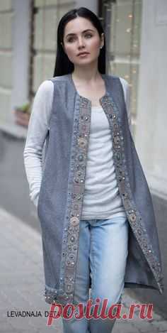 embroidered vest