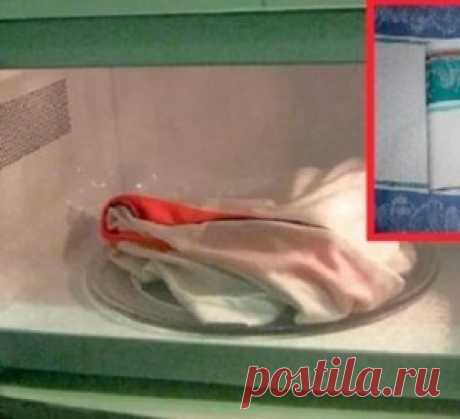 Больше не вывариваю! Как отстирать кухонные полотенца в микроволновке: лучший способ - МирТесен