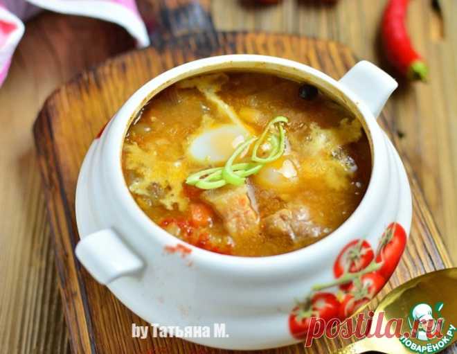 Мясной суп с чечевицей в духовке – кулинарный рецепт