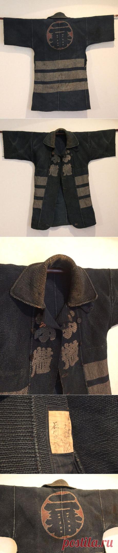 vintage japanese sashiko stitched firemans от oldindustrial12