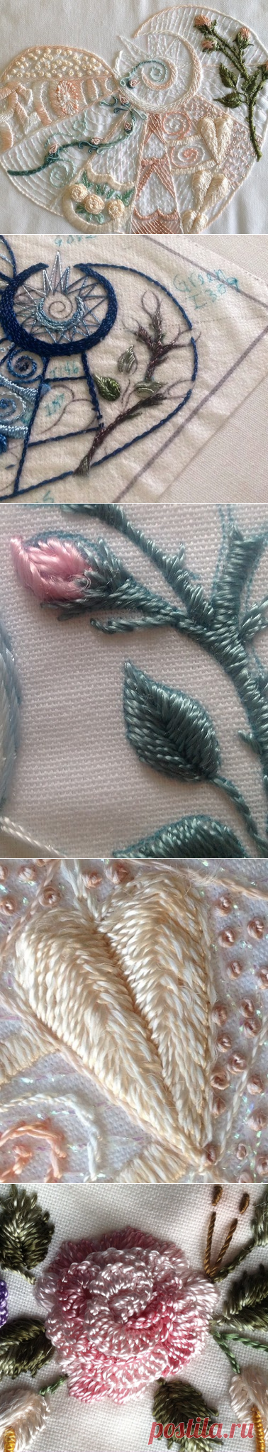 Бразильская техника вышивки (Brazilian Dimensional Embroidery) ☆ http://www.liveinternet.ru/users/merlettka/post406165356/