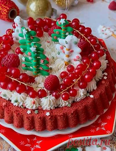 Как приготовить пирог красный бархат