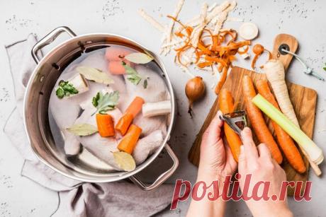 Как правильно и вкусно приготовить бульон: овощной, куриный, мясной, рыбный. Основные рекомендации, советы.