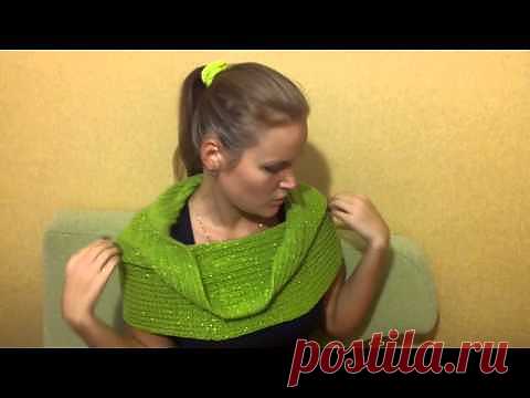 Как связать шарф-хомут самой - Ladies venue | Ladies venue