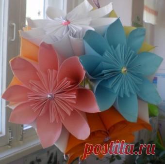 Шар кусудама для начинающих