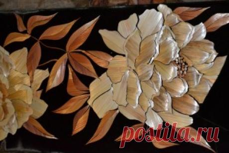 Картина из соломки «ФЛОРА» — Все, что сделано своими руками