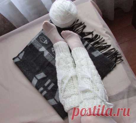 Гетры вязаные Теплая зима из категории Мои работы – Вязаные идеи, идеи для вязания