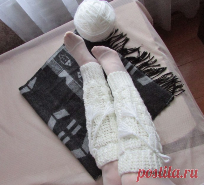 Гетры вязаные Теплая зима из категории Мои работы – Вязаные идеи, идеи для вязания