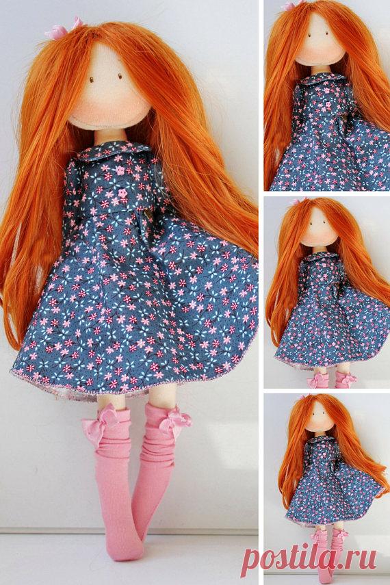 Poupée Art doll Puppen Gift for her Soft doll Rag doll Tilda