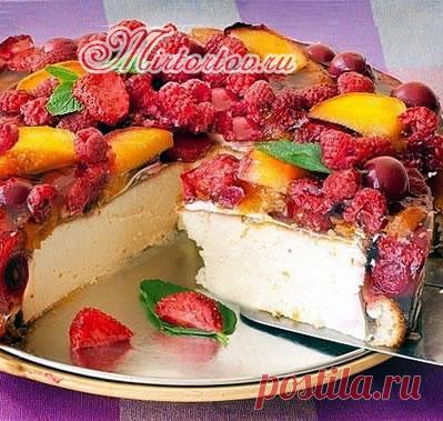Фруктовый чизкейк (рецепт с фото)