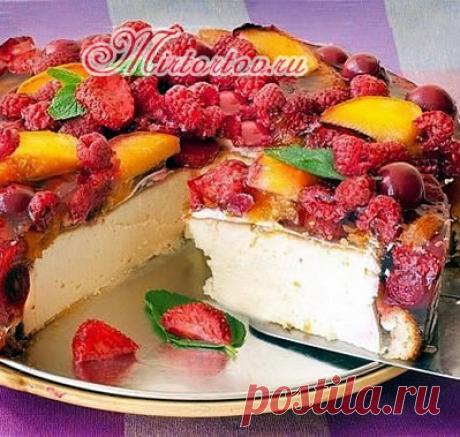 Фруктовый чизкейк (рецепт с фото)
