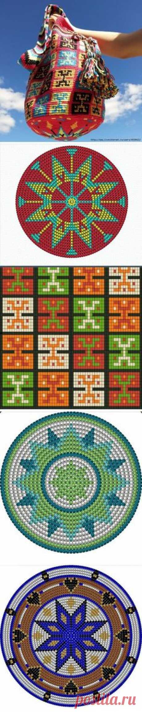 (491) Otomiartesanal Mayan Morral (Mochila bag)