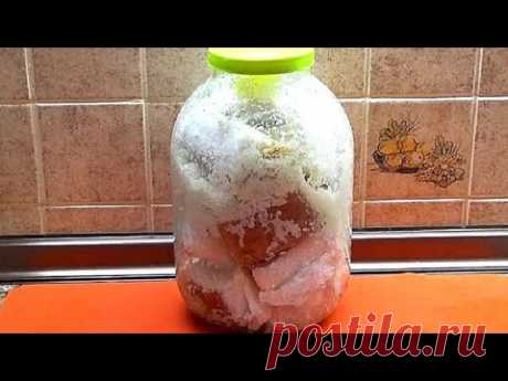 Вкусное и очень мягкое сало в банке