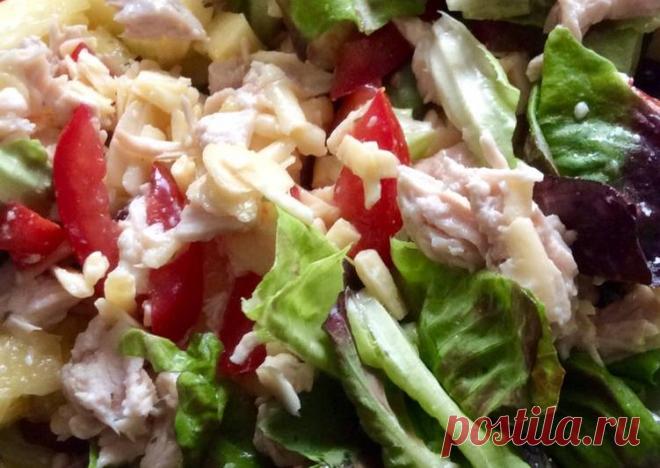 (7) Салат из отварной курицы с ананасом - пошаговый рецепт с фото. Автор рецепта Елена 🌳 . - Cookpad