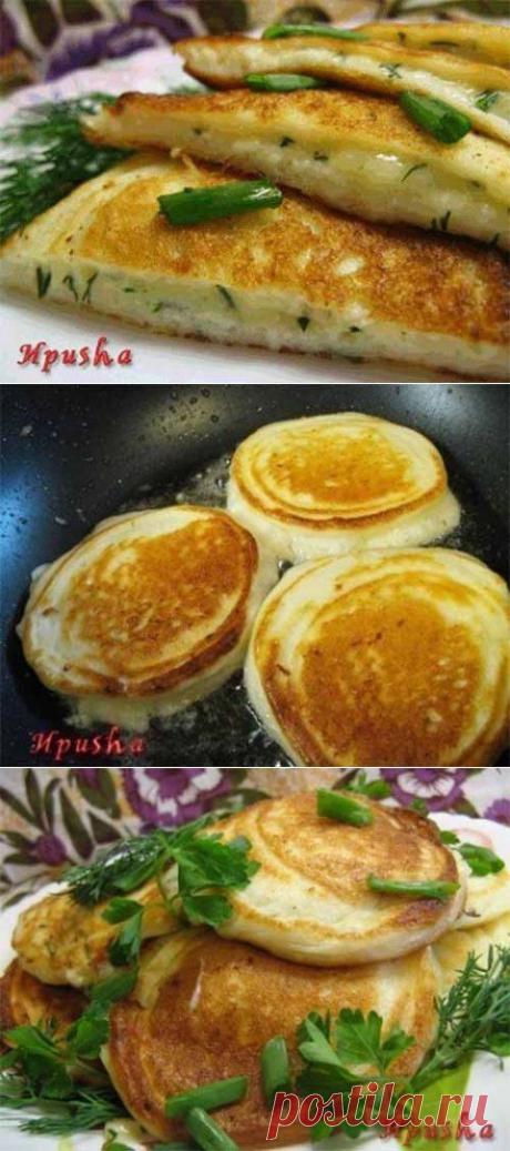 Оладьи в стиле хачапури | Домашняя кулинария