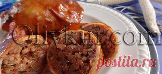 Фаршированные кальмары - рецепты с фото, как приготовить фаршированных кальмаров