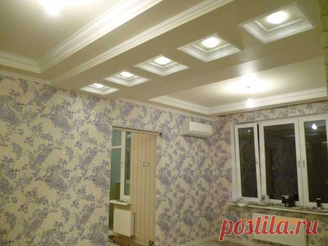 Потолки в несколько ярусов