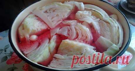 Капуста по-гурийски с уксусом