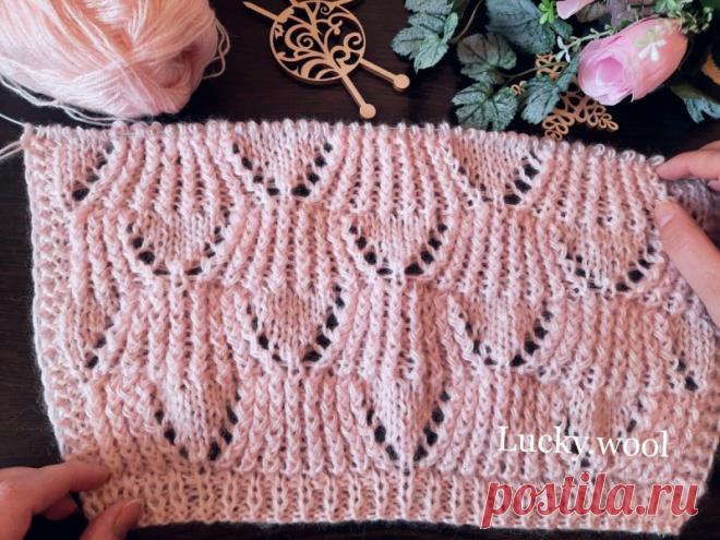 Узор спицами 