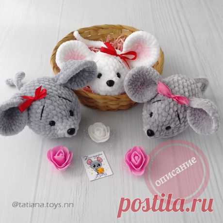 Игрушка "Мышонок". Крючком. / knittingideas.ru