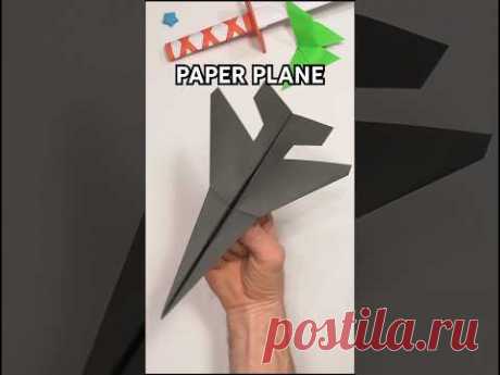 HOW TO FOLD A PLANE | HOW TO MAKE A COOL PAPER PLANE STEP BY STEP INCL ART #shorts