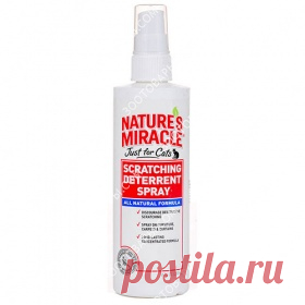 Natures Miracle Scratching Deterrent Spray Cпрей для защита предметов обихода - купить в Киеве и Украине по низким ценам | Интернет Зоомагазин Зоотовары.com