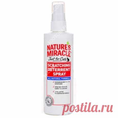 Natures Miracle Scratching Deterrent Spray Cпрей для защита предметов обихода - купить в Киеве и Украине по низким ценам | Интернет Зоомагазин Зоотовары.com