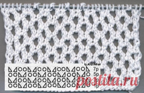 Много ажурных узоров спицами Modeli