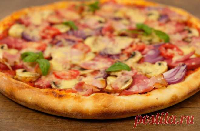 Быстрое тесто для вкусной пиццы в выходной день | Вкусно и полезно | Яндекс Дзен