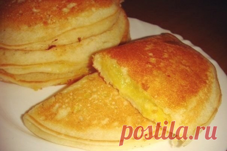 Блины-пирожки рецепт – русская кухня: завтраки. «Еда»