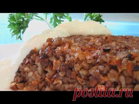 Гречневая запеканка со свежими грибами