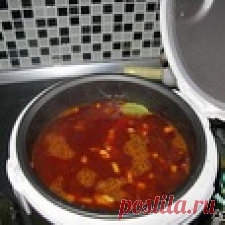 Борщ в мультиварке Кулинарный рецепт