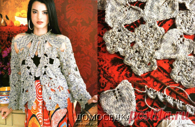 Красивый жакет спицами | ДОМОСЕДКА