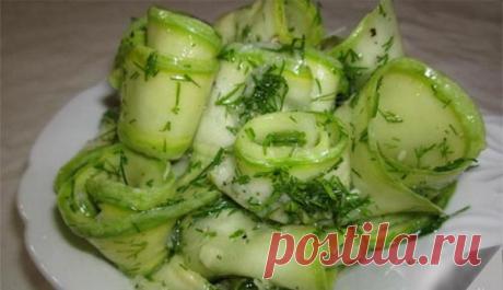 Кабачки с чесноком / Простые рецепты