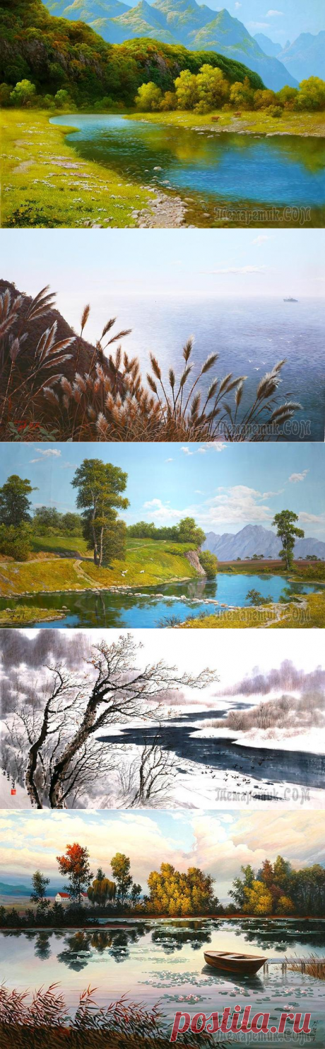 Корейская живопись. Кан Джон Хо – Kang Jung Ho (강정호) (реализм). Часть 2 из 3