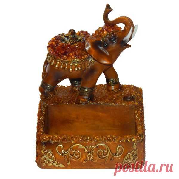 Слон визитница | Янтарный Амбар