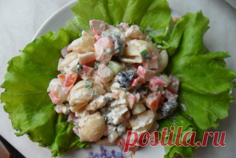Оригинальный крабовый салат!!!! | Любимые рецепты
