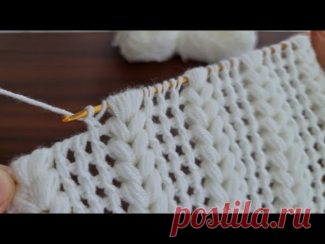 Oh my god 🥰 this tunisian crochet will be very useful for you / Tunus işi örgü modeli nasıl yapılır