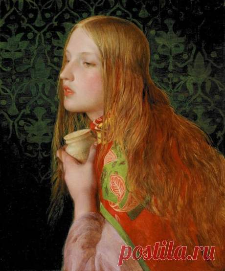 Художник Энтони Фредерик Огастас Сэндис (1825-1904)
Anthony Frederick Augustus Sandys или просто Frederick Sandys - английский живописец-прерафаэлит, иллюстратор и рисовальщик, писавший по большей части портреты, а также произведения в жанре мифологической живописи.
