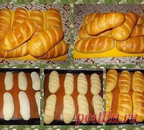 Вкусные домашние батоны — мягкие и воздушные,