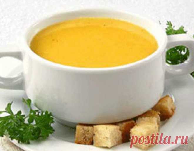Для обеда, ужина или перекуса… Легкий суп с тыквой — Вкусные рецепты