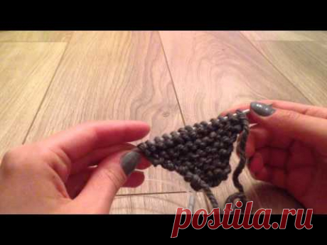DIY / Своими руками: Вязание на спицах. Добавление и убавление петель.