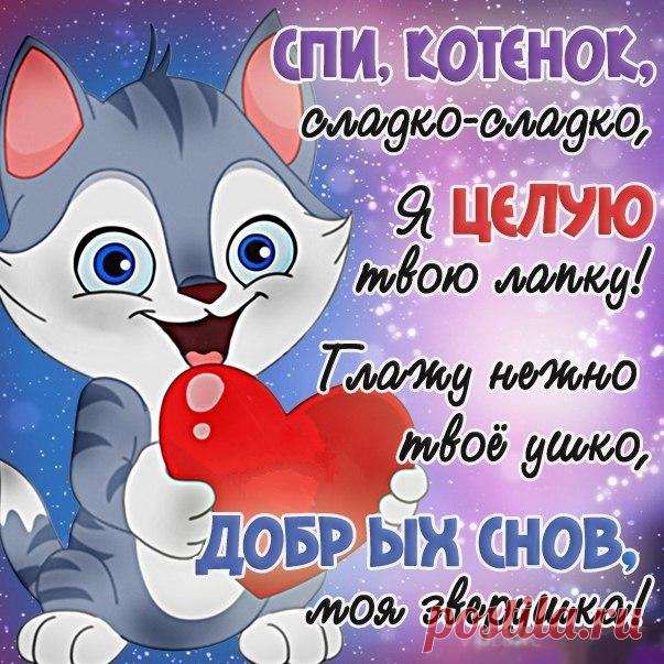 Стихи - пожелания спокойной ночи любимой девушке (21 картинка) ⭐ Забавник