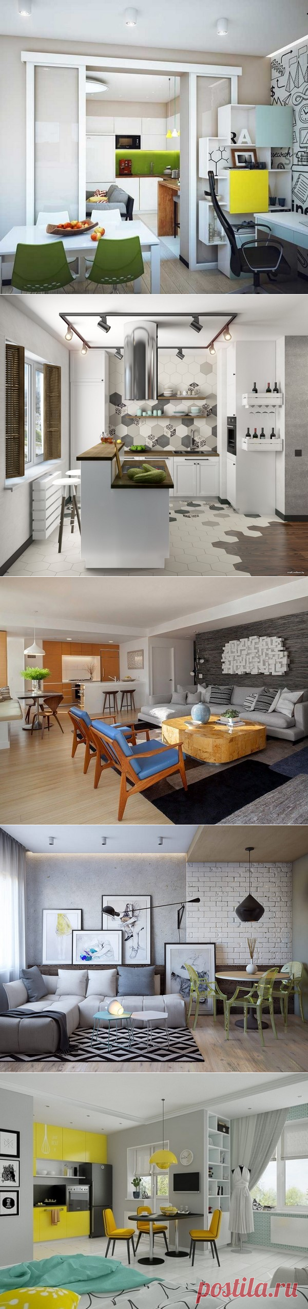 Квартира студия 2020: модный дизайн квартиры студии, интерьер квартиры студии фото