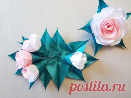 Нежная заколка своими руками — Сделай сам, идеи для творчества - DIY Ideas