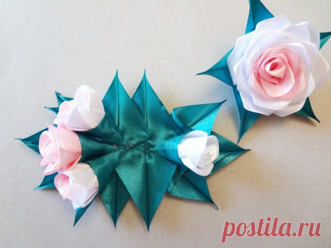 Нежная заколка своими руками — Сделай сам, идеи для творчества - DIY Ideas